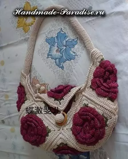 Халта бо рангҳои crochet