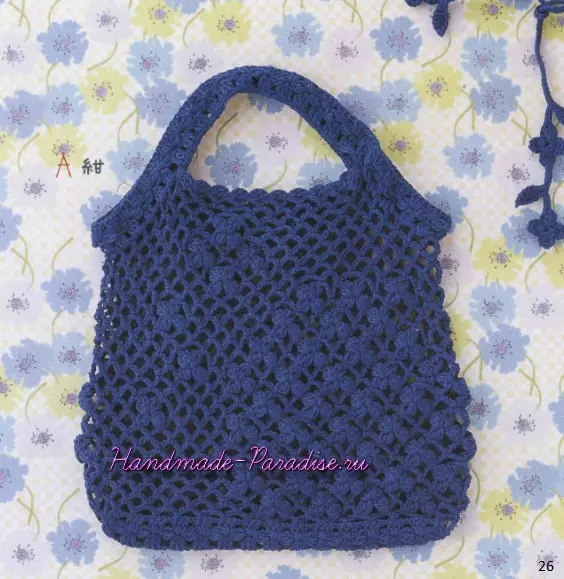 25 Handbags Crochet. Majalah dengan skema