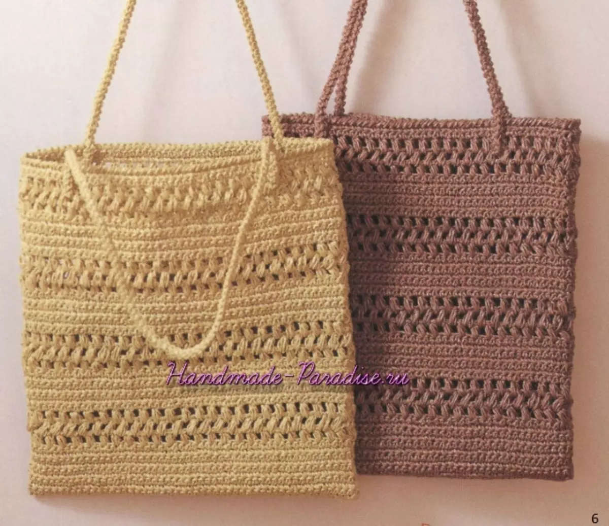 crochet 25 handbags crochet. ວາລະສານທີ່ມີໂຄງການ