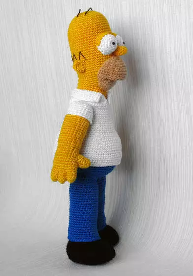 Homer Simpson de punto