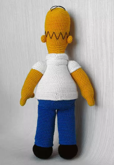 Knitted Homer Simpson