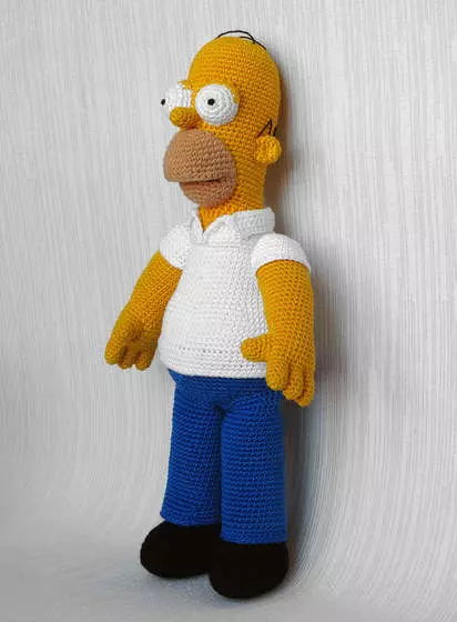 Knitted Homer Simpson