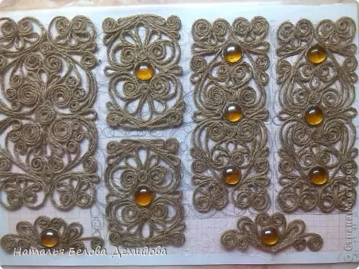 Filigree: paper schemes, rope and polymer clay with photos and videos