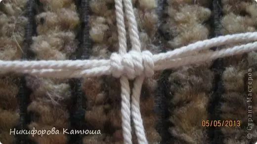 Macrame for nybegynnere med ordninger: Master Class med bilder og video