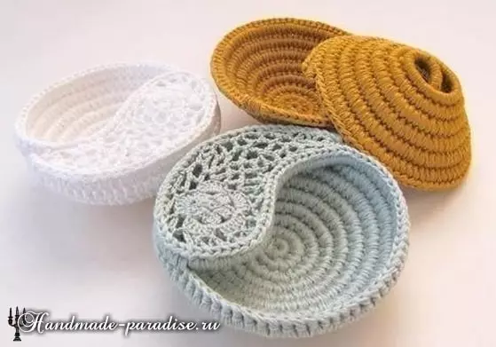 Basket ji rovî bi crochet