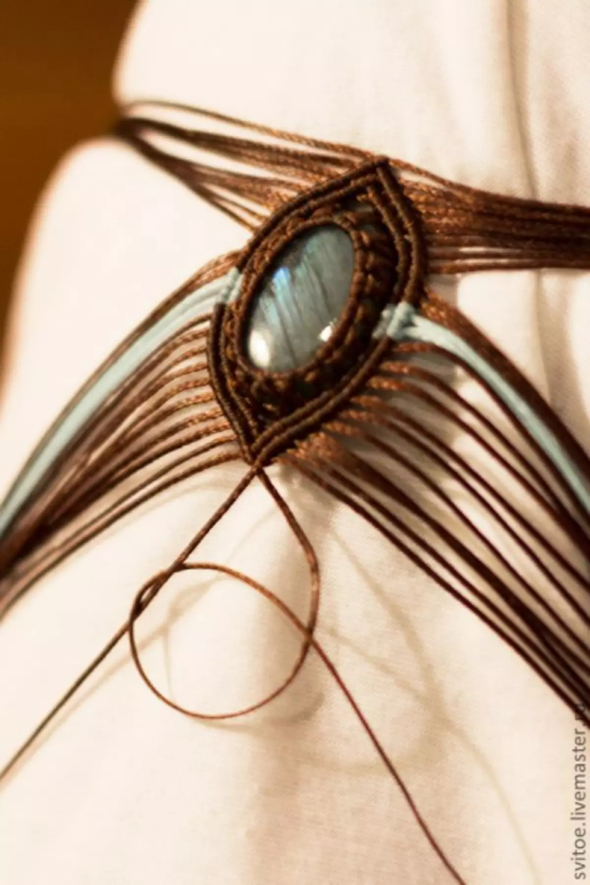 Armbänder Makramee für Anfänger: Webereien mit Perlen Tun Sie es selbst