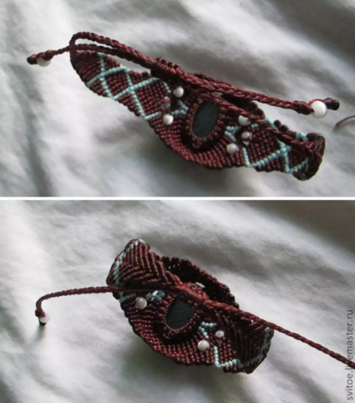 Bracelets Macrame for Beginners: Weaving Schemes with Beads Gawin ito mismo
