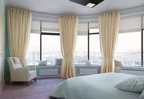 Како да ги собереш завеси на панорамски прозорци во станот и куќата