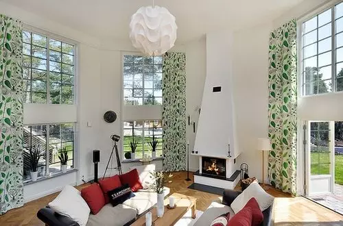 Sådan henter du gardiner på panoramavinduer i lejligheden og huset