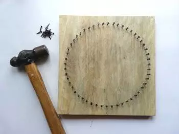 String Art za početnike sa shemama: Glavna klasa sa fotografijama i video