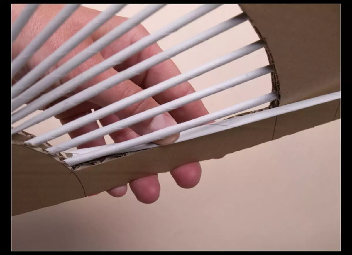 Fan do it yourself from cardboard and paper tubes