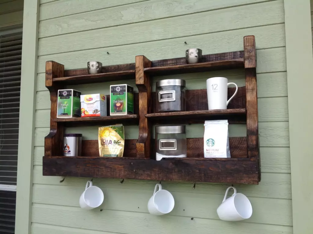 Eleganten možnosti za shranjevanje čaja in kave v kuhinji [Nasveti za fotografije]