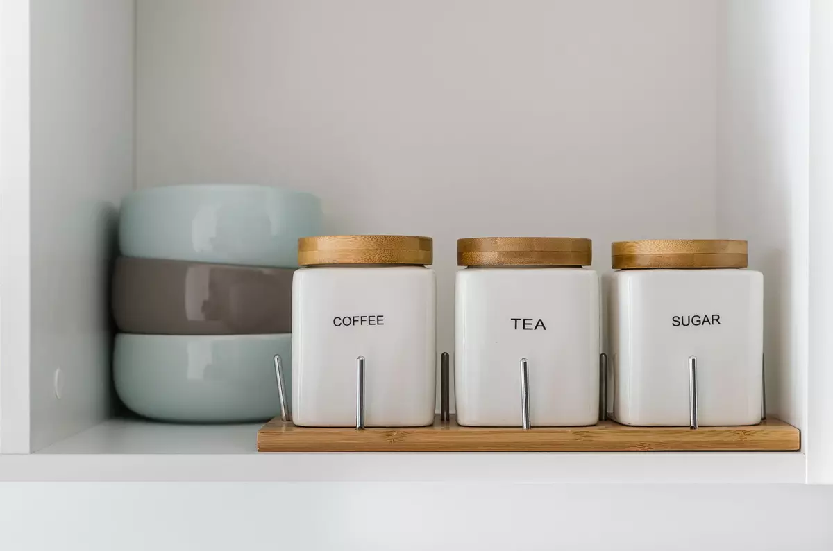 Opções elegantes de chá e café na cozinha [dicas de foto]