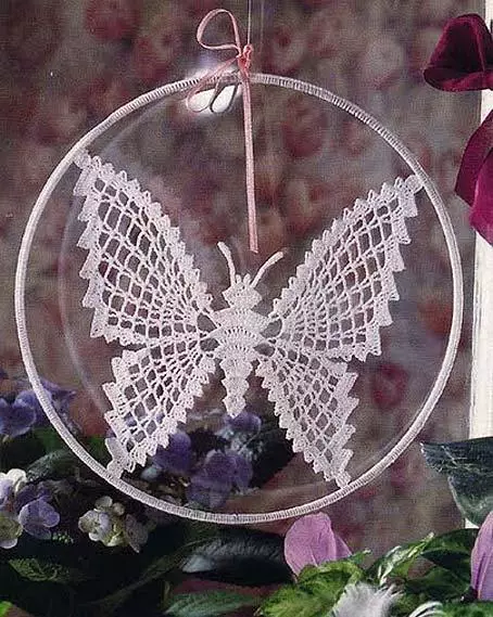 Crochet-relatearre butterflies - de bêste beskriuwingskema's en masterklassen