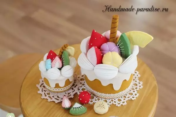 Cake de fructe - baza fetrului