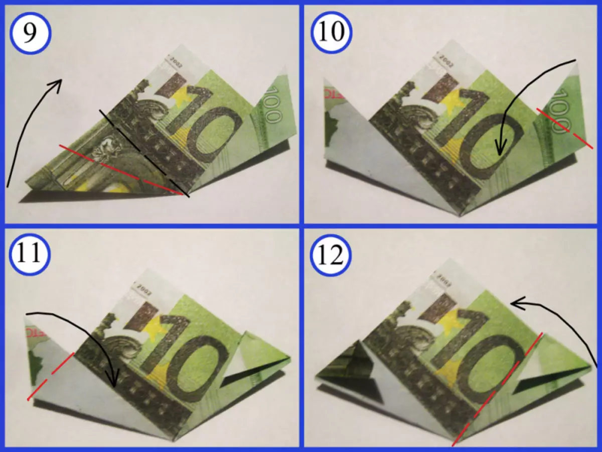 topicia จากเงินด้วยมือของคุณเอง: ภาพถ่ายและวิดีโอทีละขั้นตอน