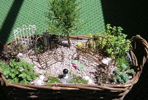 정원 미니어처 : 자신의 손으로 미니 정원을 만드는 방법과 그들이 무엇인지