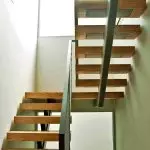 Staircase pane simbi yesimbi: maitiro emuti wekugadzira uye wekutema