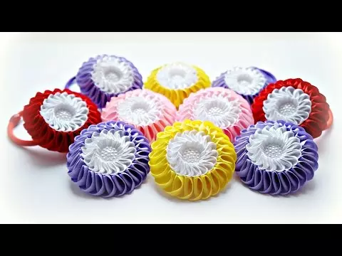 Classe mestra a Mouster Kanzashi de cintes: Com fer amb fotos i vídeos