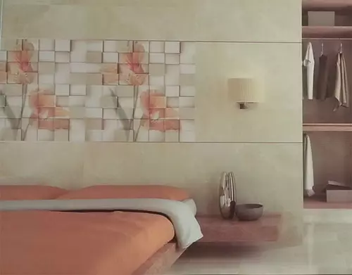 Keramična ploščica v notranjosti spalnice