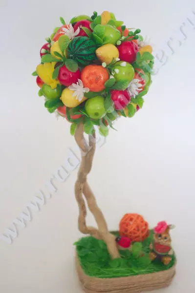 Топіарії з фруктів і ягід: майстер-клас з фото та відео
