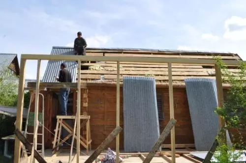 Construa garagem de madeira de madeira de alta qualidade
