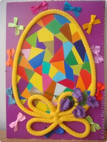 Aplikacja na Wielkanoc w przedszkolu z dziećmi 3 lata: Szablony z wideo