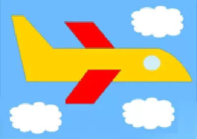 Anwendung des Flugzeugs in der mittleren Gruppe von farbigem Papier am 23. Februar