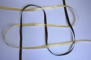 Ribbons: skema tenun kanggo pamula kanthi foto lan video