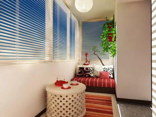 Diseño de apartamento de una habitación para una familia con dos hijos.