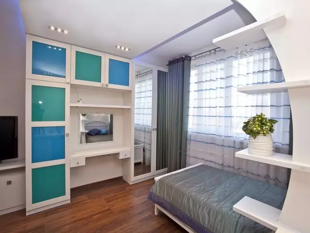 Jak vybavit byt s jednom pokojem, umístění nábytku