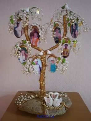 손바닥에서 자신의 손으로 가족 나무 : 사진과 함께 마스터 클래스