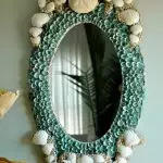 Decor Mirror Gwnewch eich hun: Creu elfen wreiddiol ar gyfer addurno'r ystafell