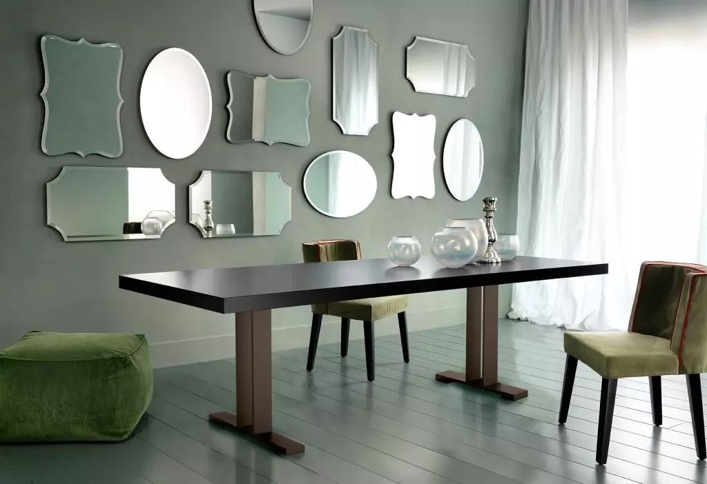 Mirror Decor თქვენ თავს: შექმნა ორიგინალური ელემენტი დეკორატიული ოთახი