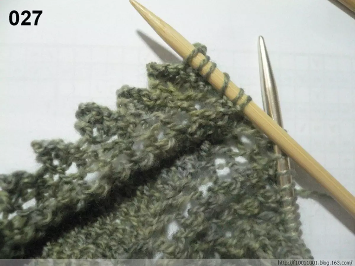 Knitting Bucks med OpenWork kanter