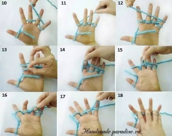 Pletenje na roki in na prstih