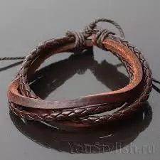 How to make a leather bracelet with your own hands: master class with schemes