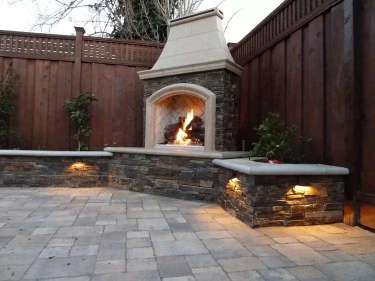 Fireplace li kolanê bi destên xwe: Oven, Brazier û Barbecue (60 wêne)