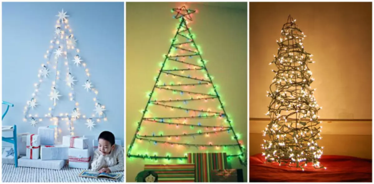 Master razred na izdelavo božičnih dreves iz različnih materialov