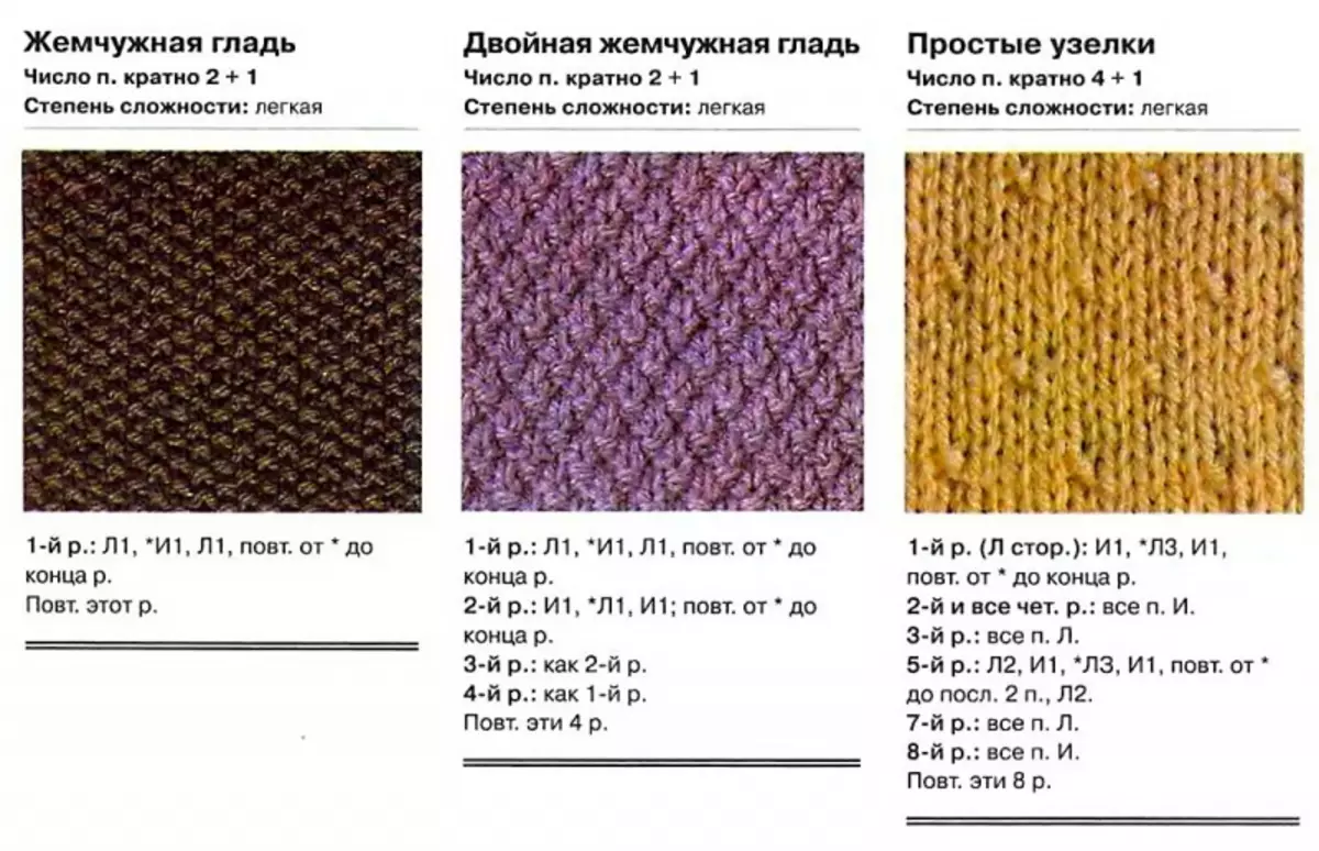 Простые схемы шарфов