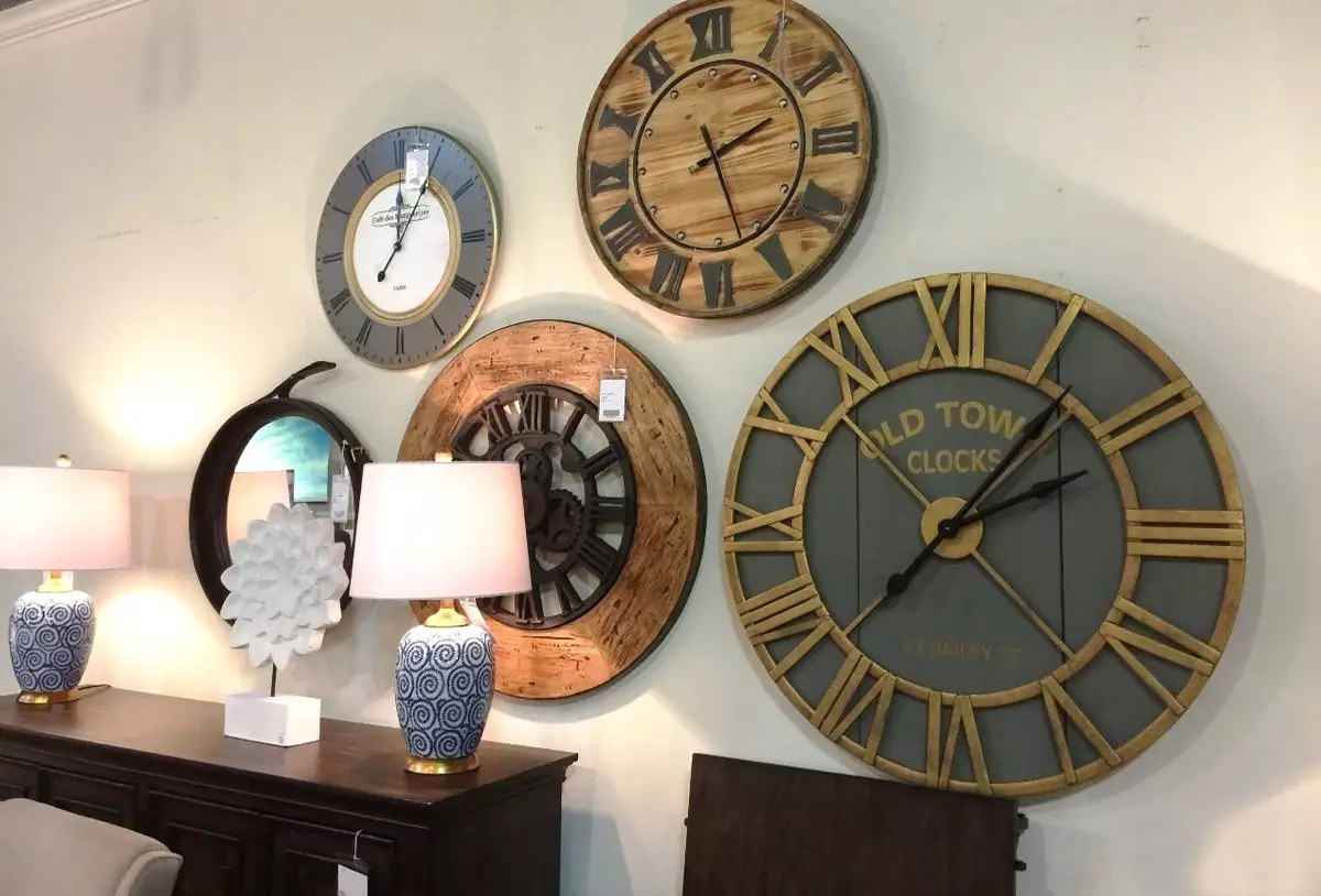 Sieninis laikrodis: faktinis dekoras šiuolaikiniame interjere?