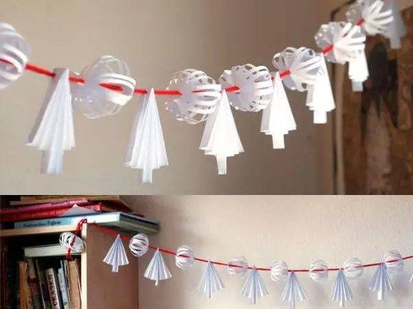 Garlands Taun Anyar nggawe dhewe - 39 Gagasan