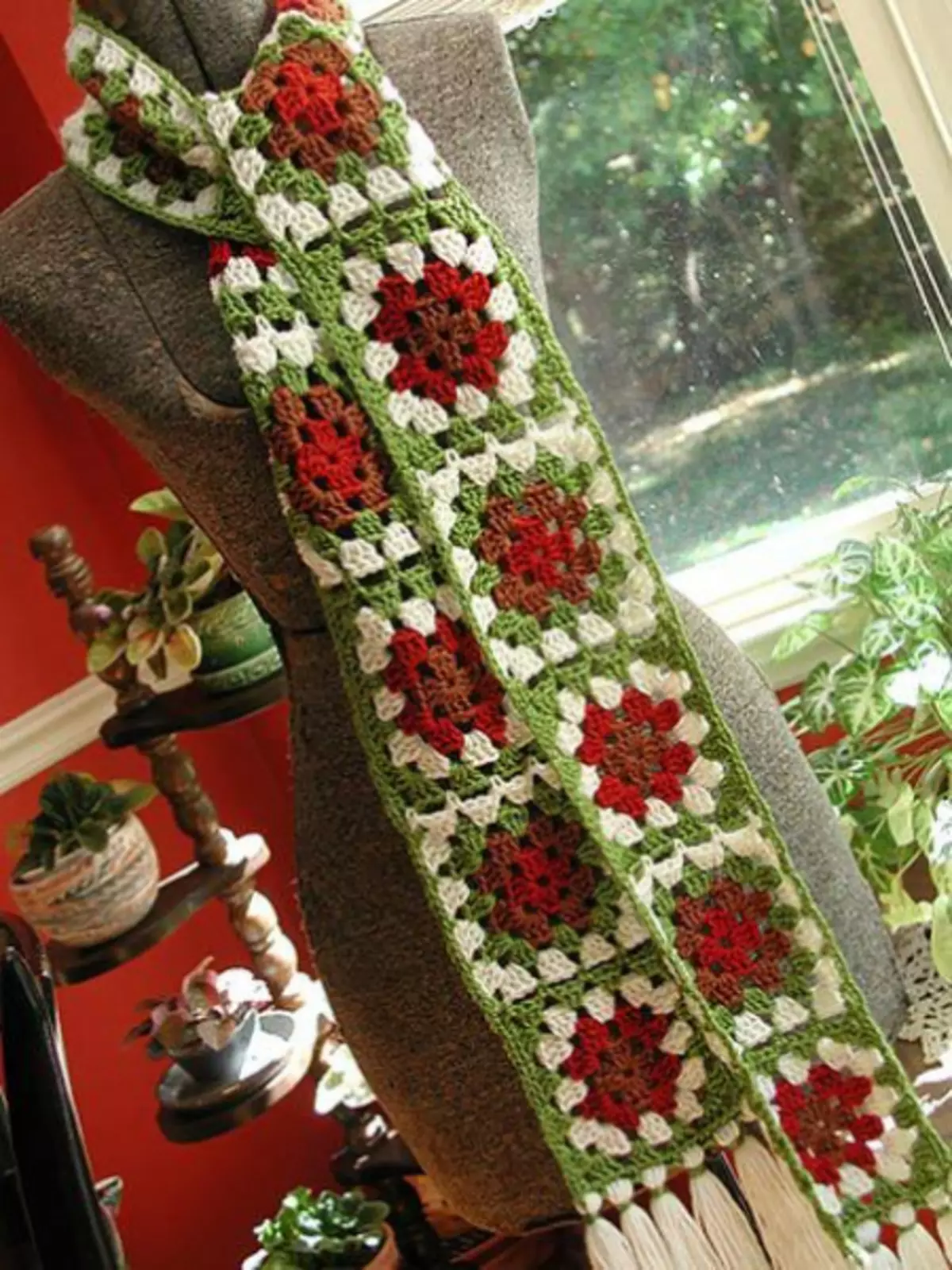 Produk dari motif crochet sederhana - gagasan menjahit