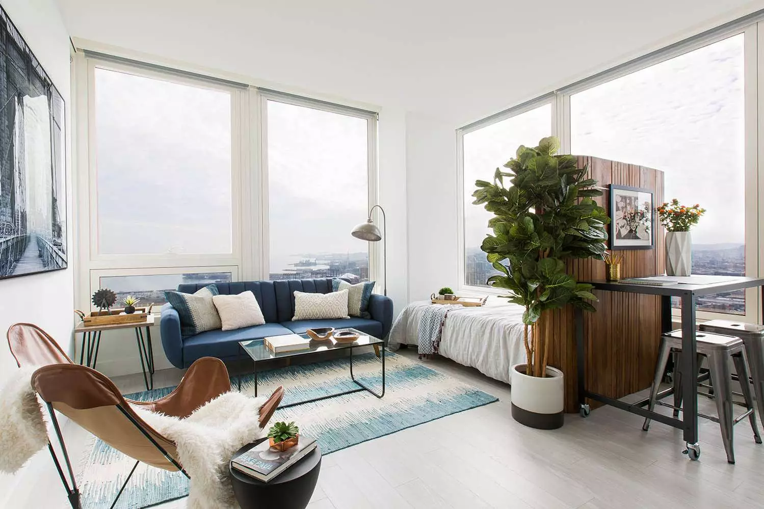 Cara secara visual meningkatkan area apartemen: 7 Tips