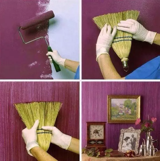Plantillas para la decoración de la pared - cómo hacerlo tú mismo