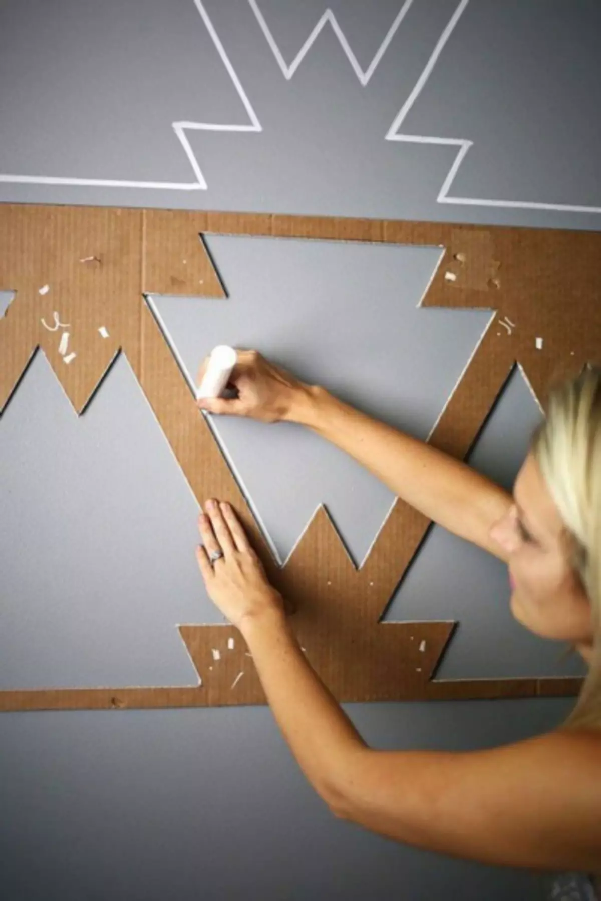 벽 장식용 스텐실 - 자신을 만드는 방법
