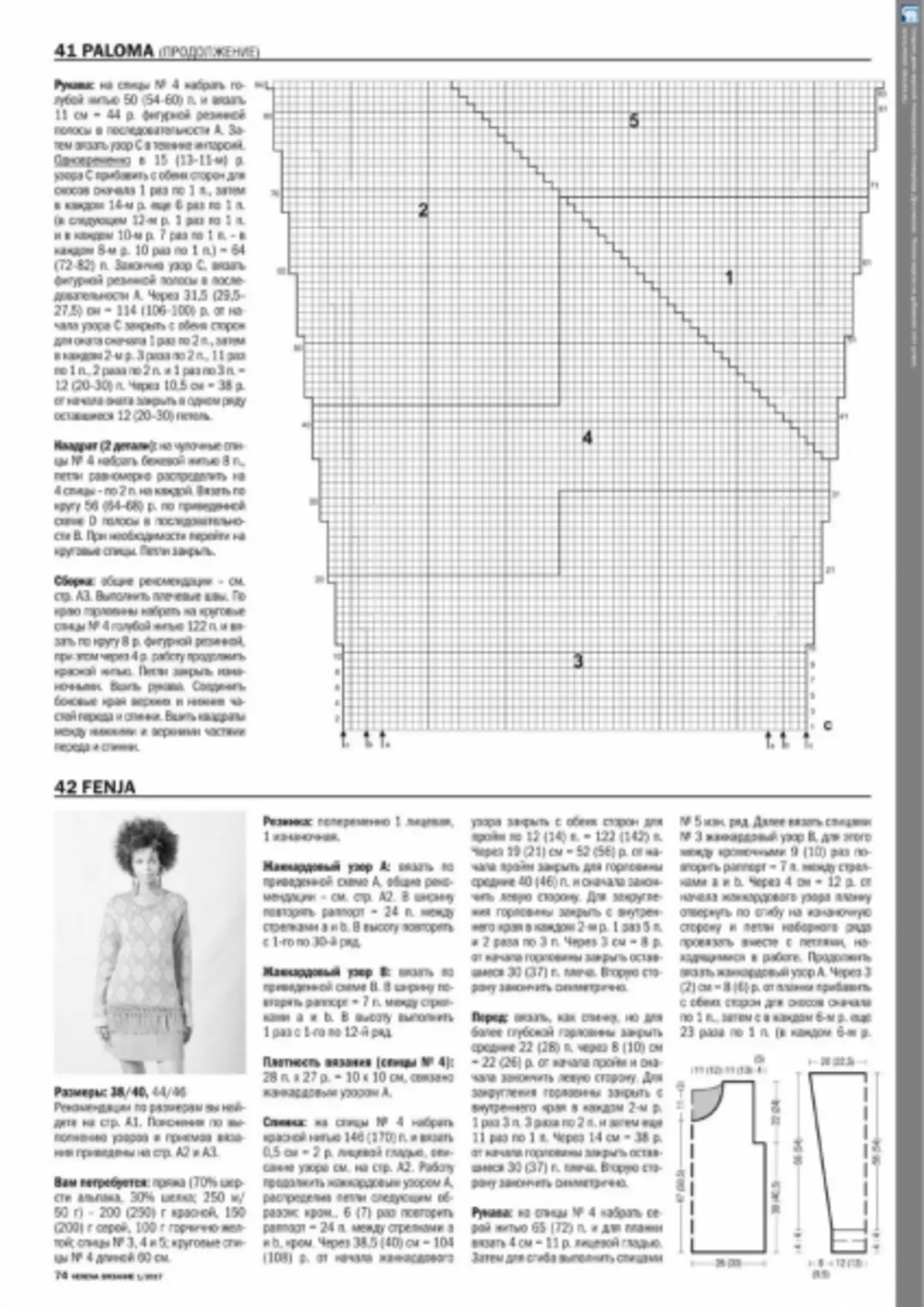 Strikning fra Burda. Magasinet 