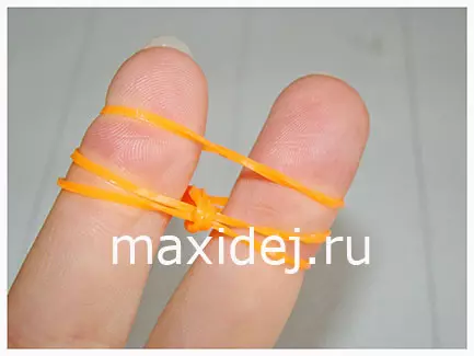 Weaving nga gome në gishtat për fillestar: skemat me foto dhe video