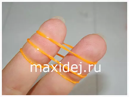 Weven van rubber op de vingers voor beginners: schema's met foto's en video