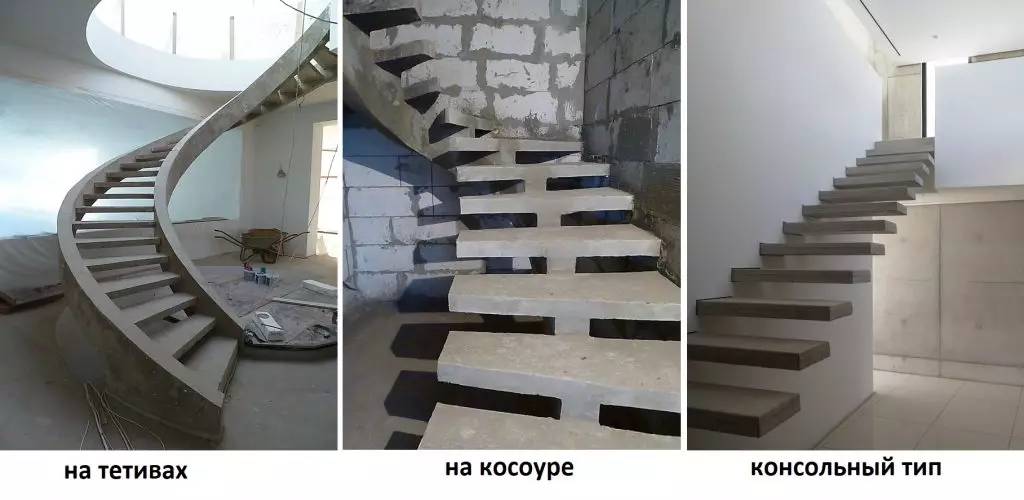 יתרונות ותכונות עיצוב של מדרגות בטון [גרסאות פופולריות]
